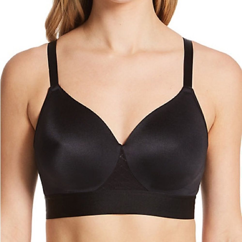 Bali NWT One Smooth U Underwire Bra Full Coverage Bra Black/Taupe Set of 2 - 38D